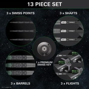 Puščice Target Star Wars Tie Fighter 2025 23g steel - slika 5