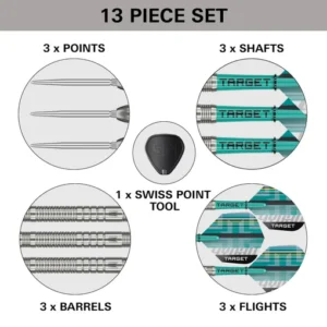 Puščice Target Hydro 03 2025 24g steel - slika 4